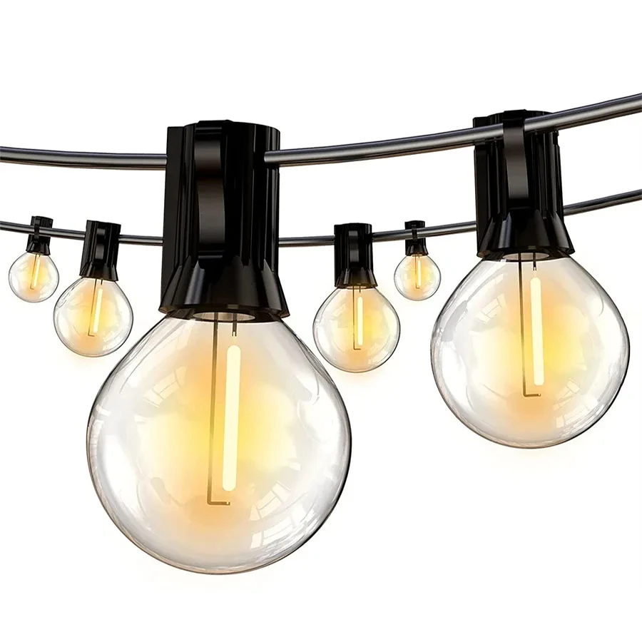 Decorative Solar String Lights Outdoor Waterproof For Garden Wedding Solar Globe Led String Light