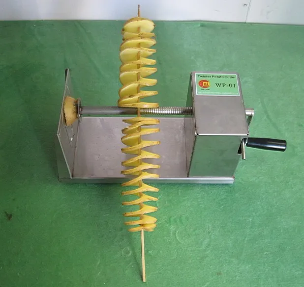 potato spring roll cutter spiral chips cutter, spring potato cutter machine price for sale