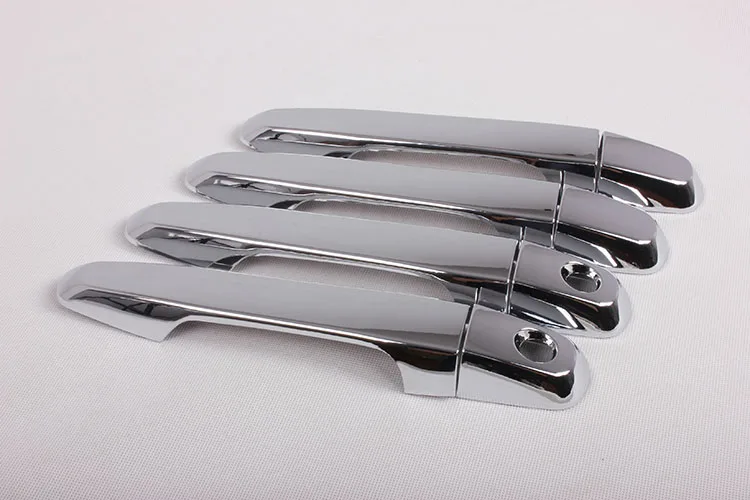 WZXD Car Door Handle Cover Head Tail Light Lamp Trim Exterior Decoration Accessories 2006 2007 For Mitsubishi  Triton L200