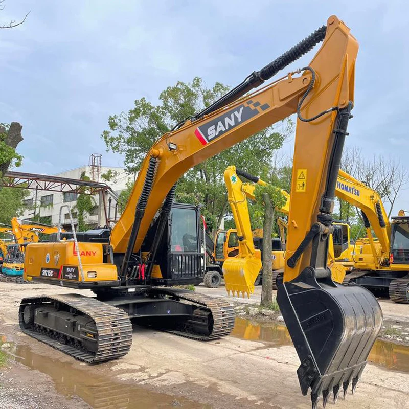 215 новый экскаватор sany Китай дешевый SANY SY215c Гусеничные экскаваторы для продажи