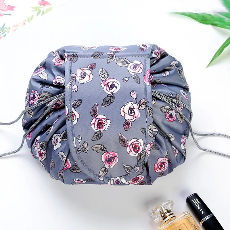 Large Capacity cosmetic bag women travel buggy bag portable lazy drawstring wash bag wholesale in stock