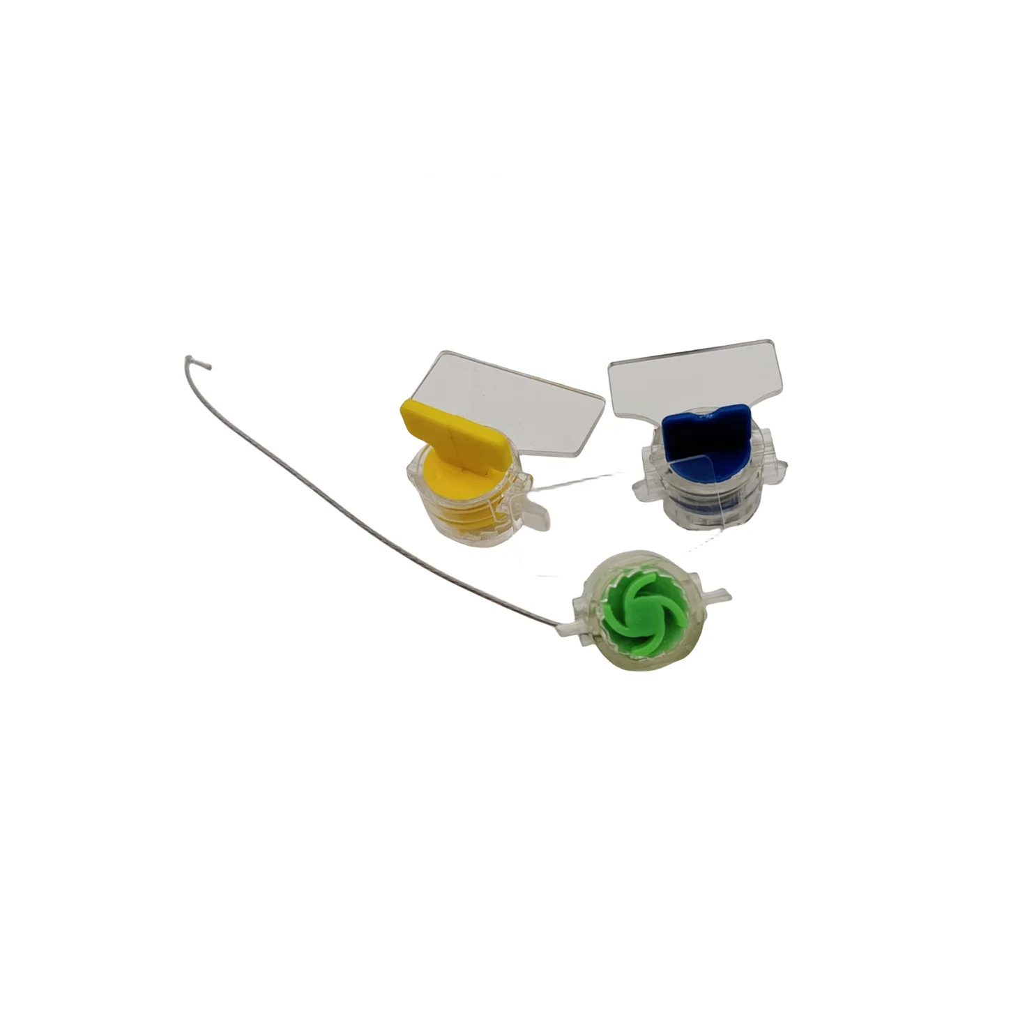 Lead Electric Meter Seal Plastic Barcoded Meter Seal for Utility Meters