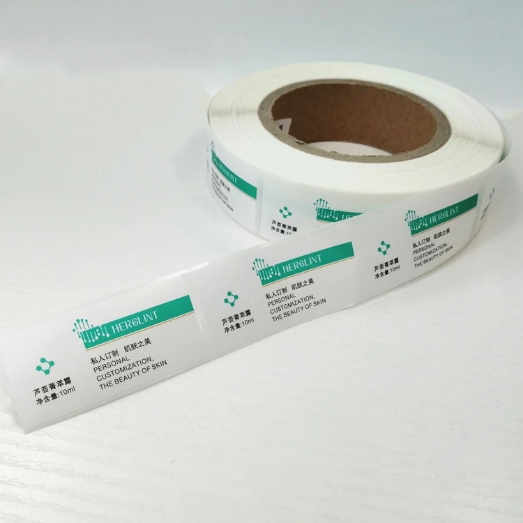 Factory Price Makeup Setting Body Spray Cosmetic Logo Label Stickers