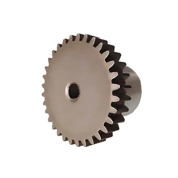 
32 tooth powder metallurgy spur shaft gear with octagonal star bore shaft 