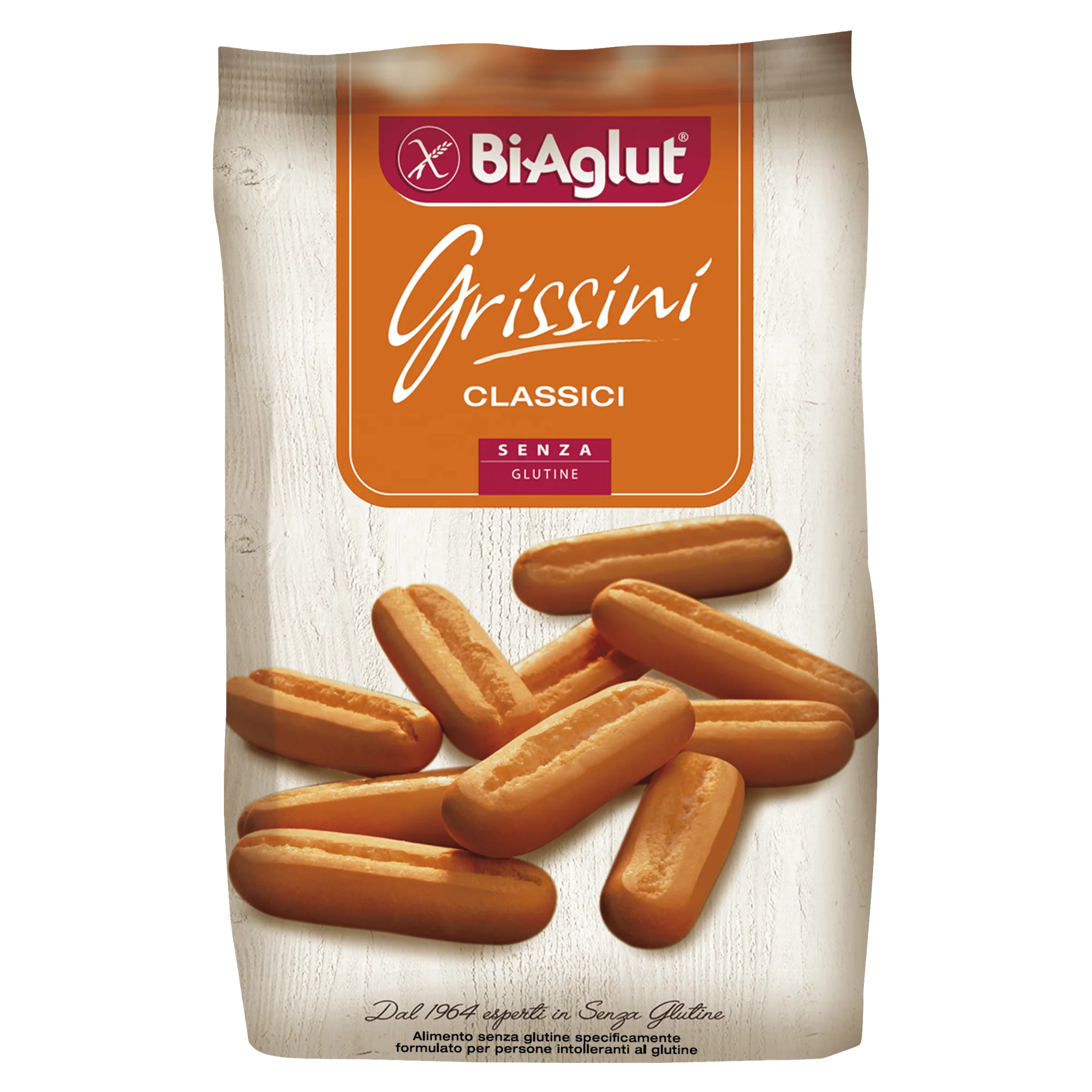 
 Хлеб без глютена, хрустящие итальянские закуски Biaglut  