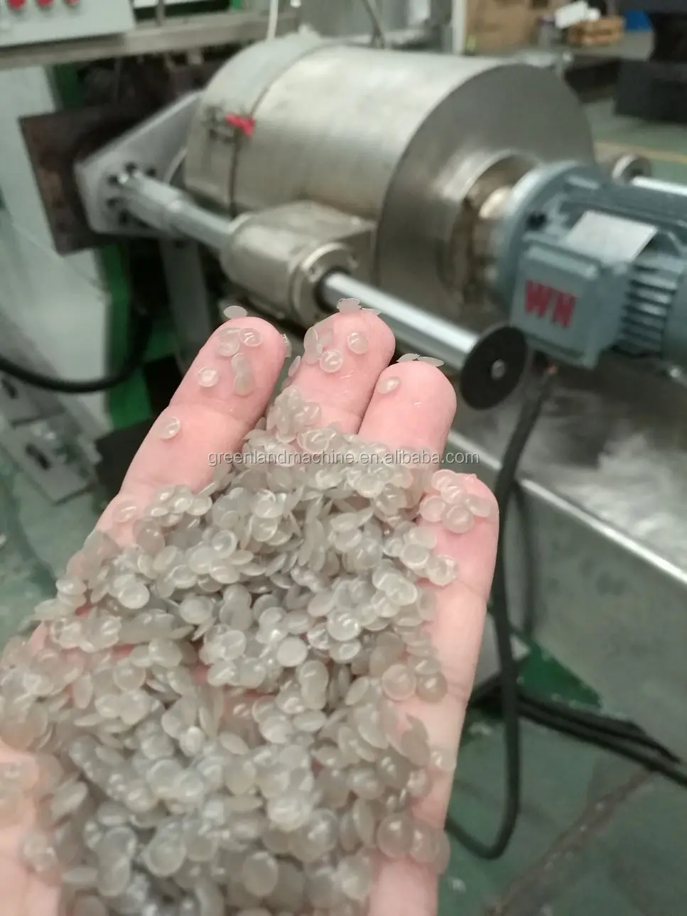 
Greenland waste LDPE film granulating plastic machine 