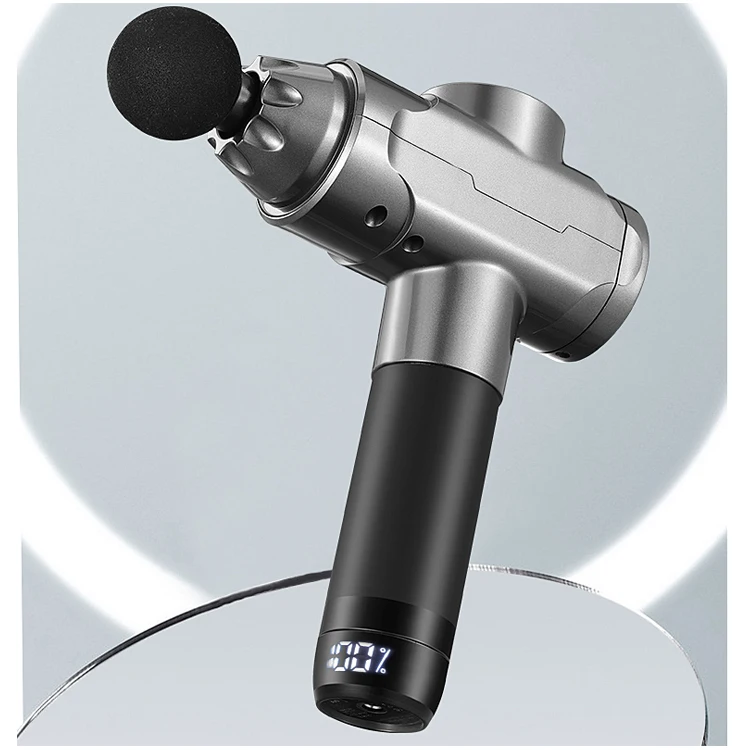 Professional Pressure Sensing LED Touch Screen Percussion Muscle Massage Gun