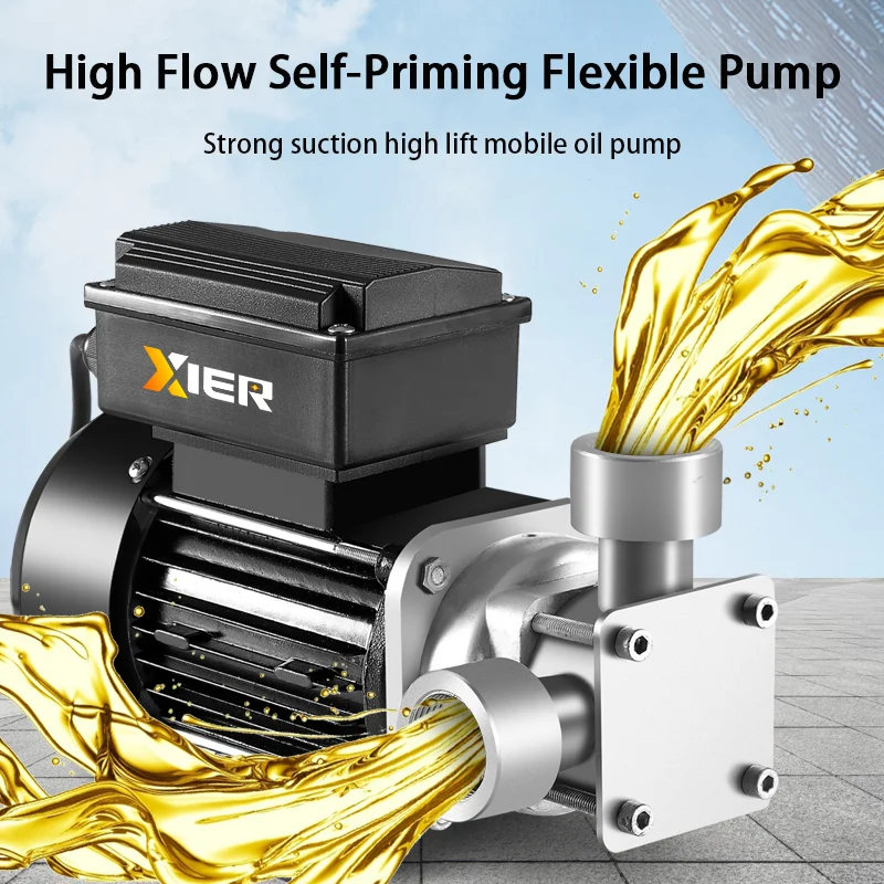 Cavitt 220V Self-Priming Stainless Steel Electric Honey Pump Flexible Pump Explosion-proof pump With Flow Meter And Hose Reel