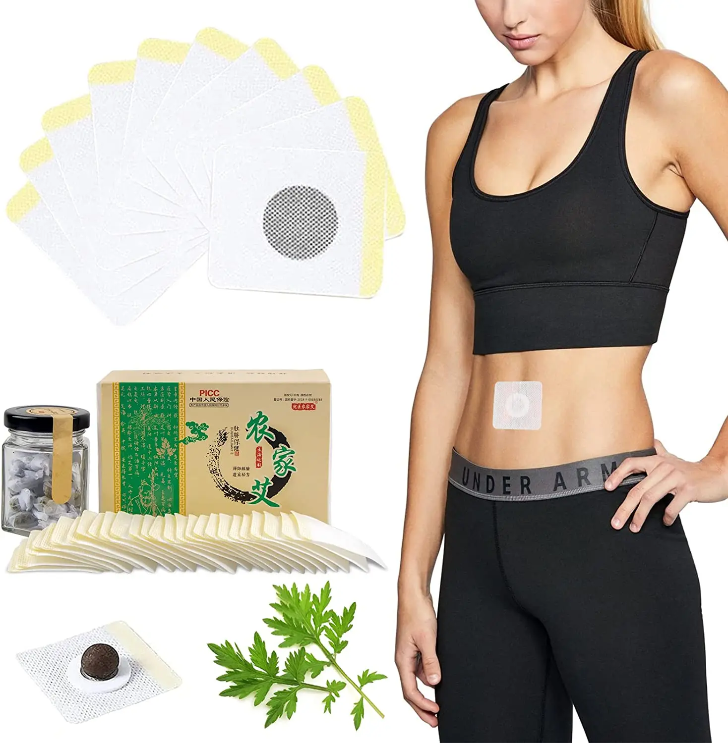 OEM оптовая продажа, пластырь для похудения и детоксикации живота, пластырь для сжигания жира, пластырь для похудения mugwort, пластырь для пупка