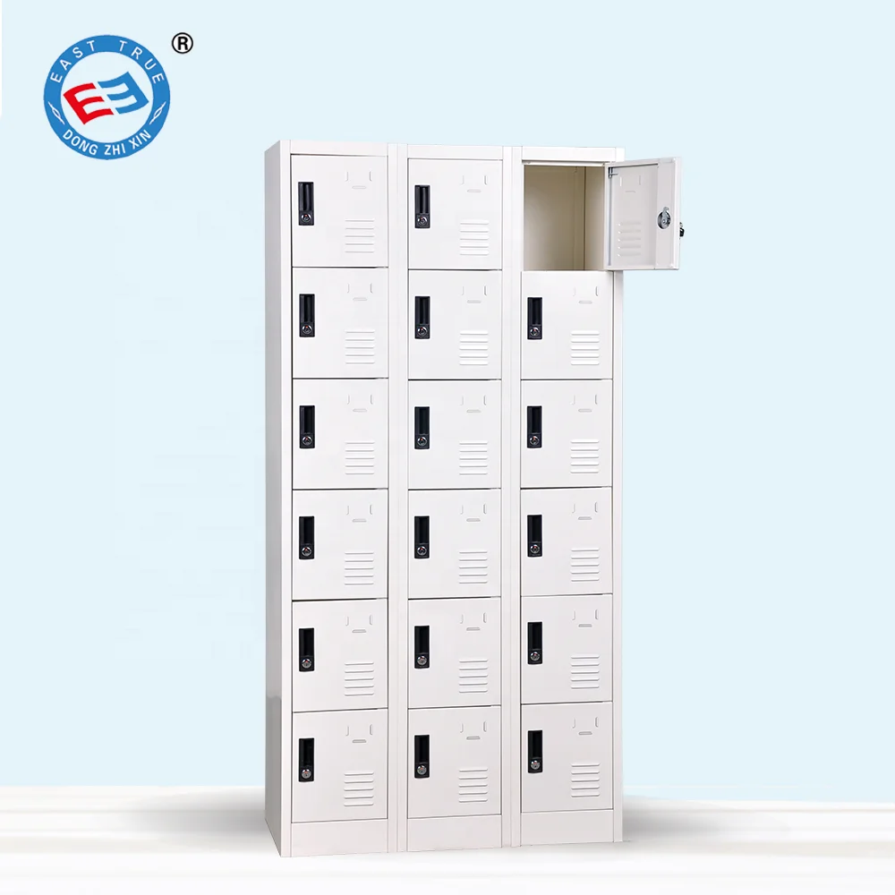 2022 gym metal storage locker for changing room 18 door steel lockers