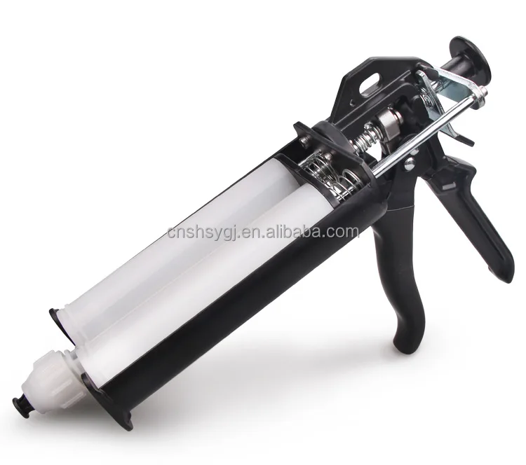 380ml 10:1 Coaxial Caulking Gun AB Adhesive Dispenser Gun