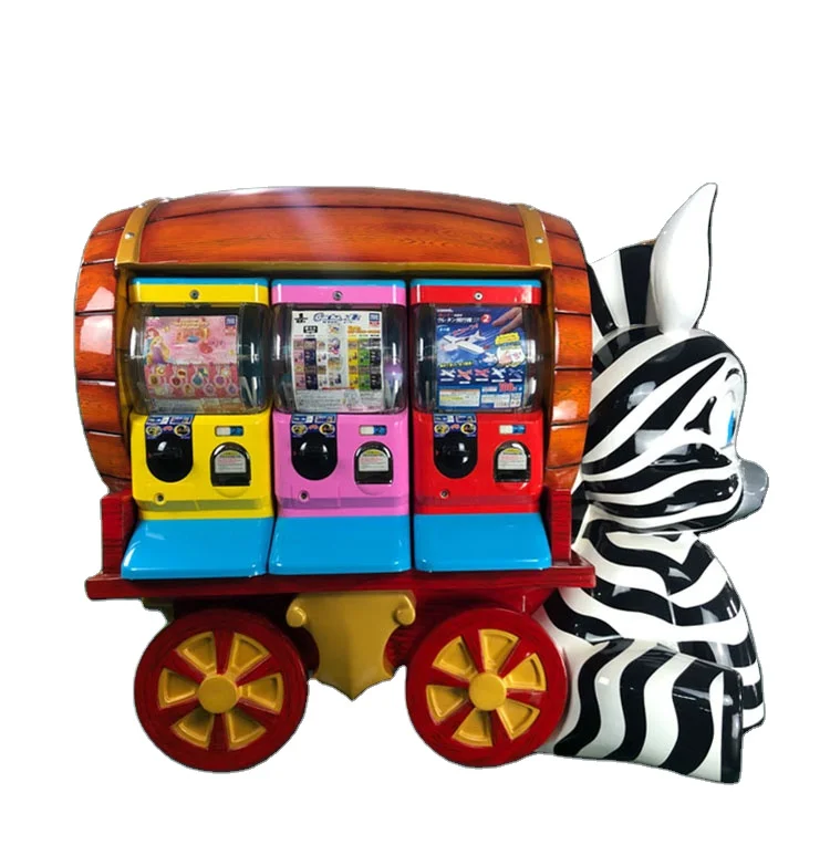 Capsule toy vending machine  toy kiosk Zebra toy station