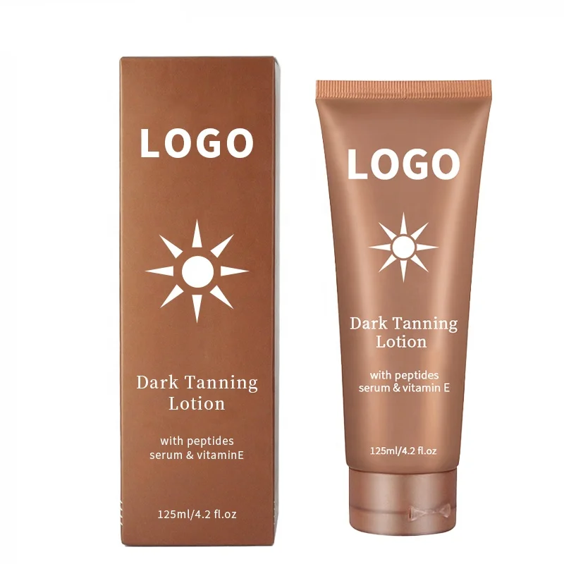 Custom Tanning Bed Lotions Manufacturers OEM Vitamin E Self Tanning Lotion