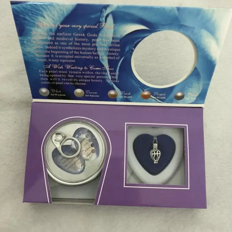 Wholesale Canned Freshwater Pearl Love Wish Pearl Canned Oyster Pearl Set