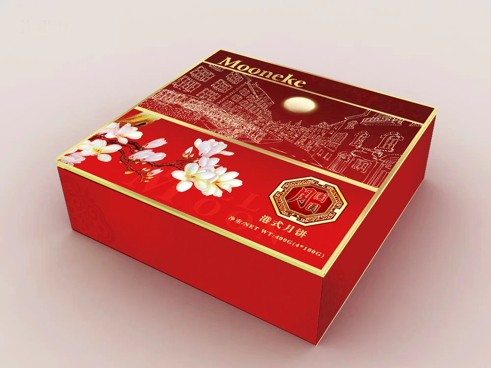 Guangzhou Lailihong traditional Chinese mooncake mocha chocolate durian baked mooncake tin box