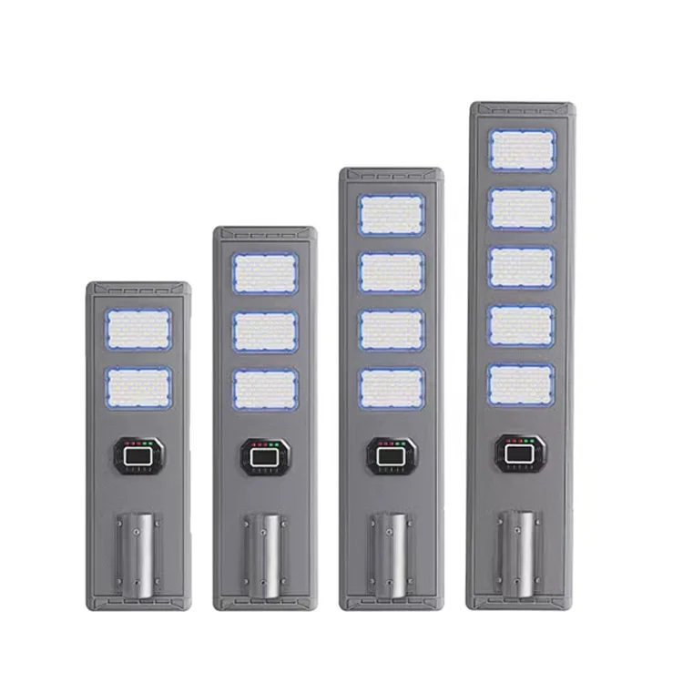 6500k motion sensor led solar street light 100w 200w 300w all in one led street solar light with battery