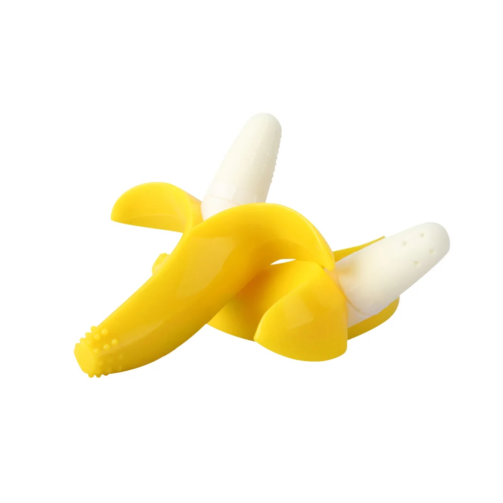 Banana Shaped Silicone Teething Soothers Pacifier for babies