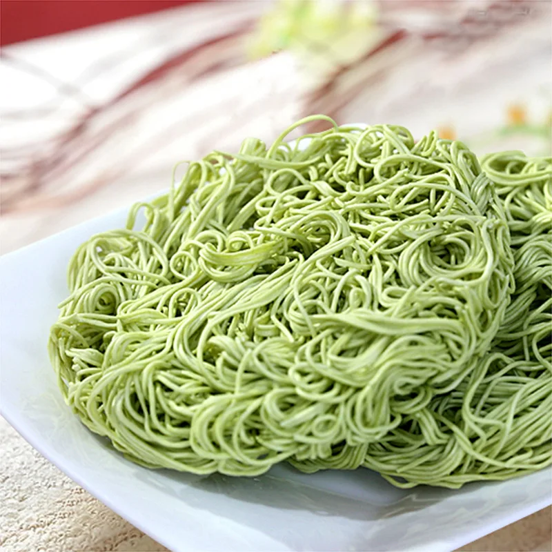 Liji Low Calorie Fast Shipping Dried Noodle Instant Ramen Noodles Spinach Noodles