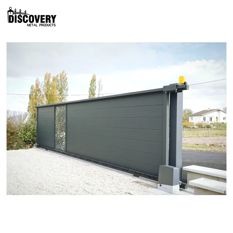 hot sales main gate colors modern house gate designs slide gate for house garden