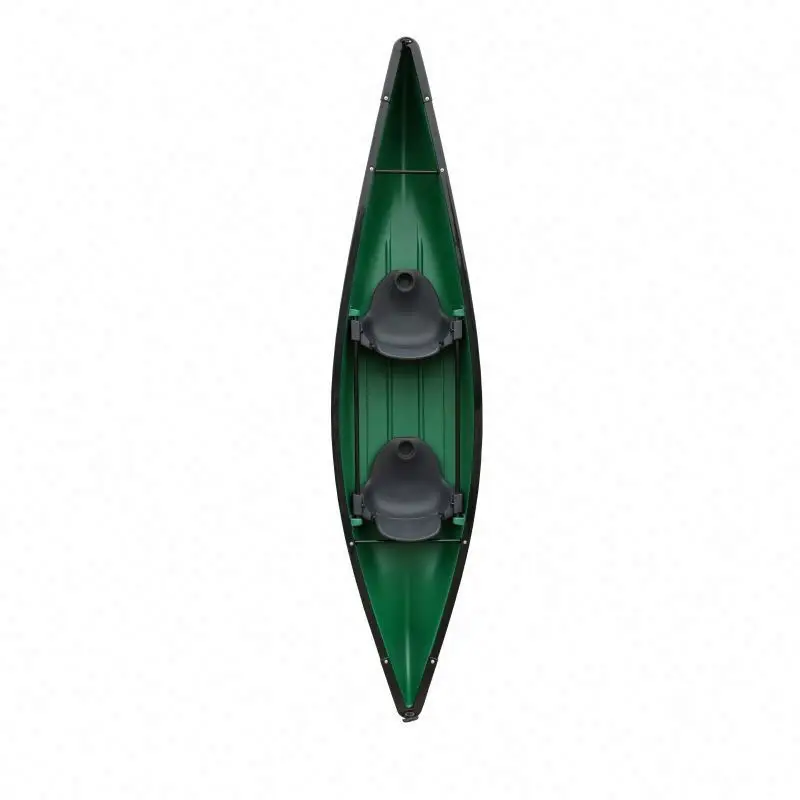High performance strong smooth sailing double sit on top Canoe Boat Cheap  plastic 2 people