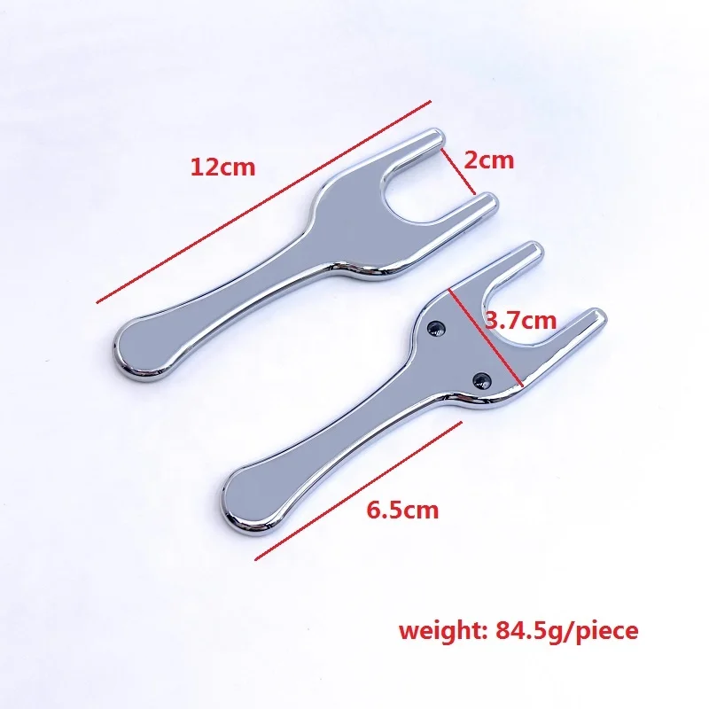 2023 New Design Stainless Steel Tera-hertz Stone Gua Sha Metal Body Nose Acupoint Massager