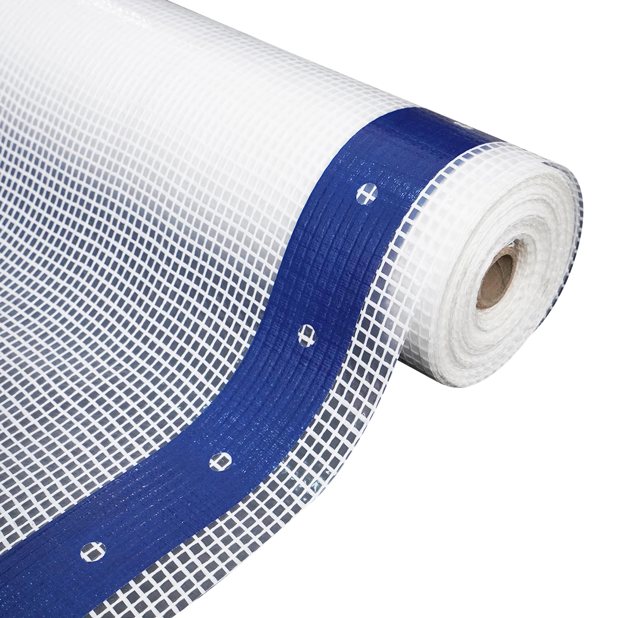 Waterproof Scaffold Sheeting 2m x 45m Roll Clear Cover 170gsm