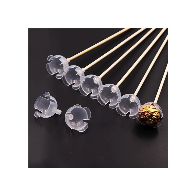 Fresh Flower Diy Ball Bouquet Material Package Plastic Hollow Transparent Chocolate Cup Holder