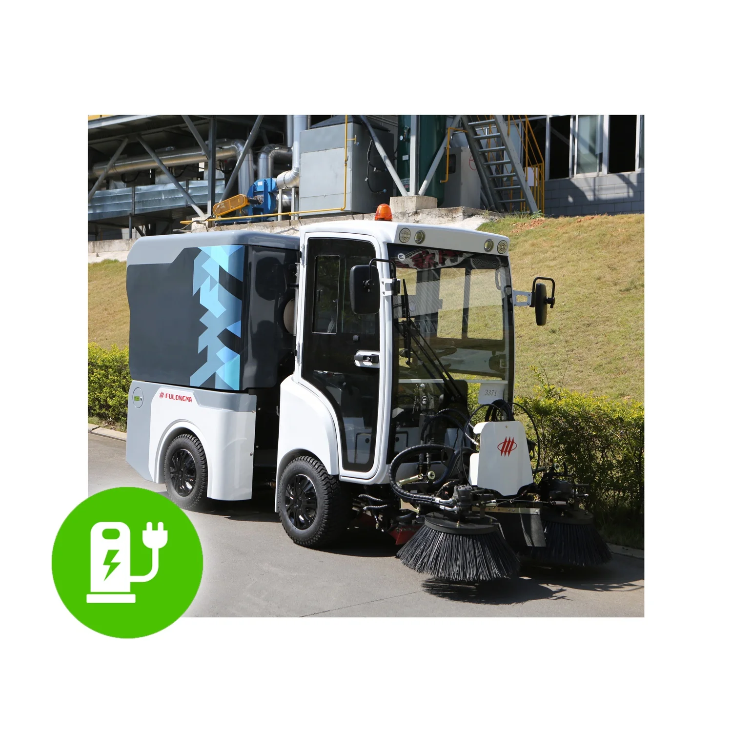 FULONGMA parking lot sweeper machine for sale