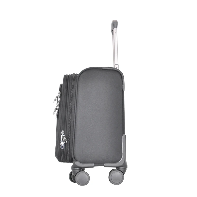Expandable fabric travel luggage soft business cabin case  factory price Trolley carry-on  suitcase