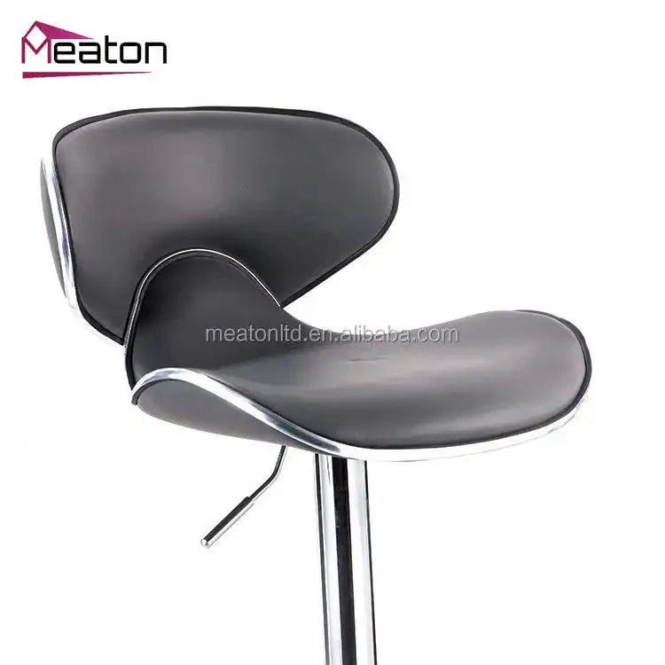 Factory Price Wholesale Pu Leather Seat Cushion Kitchen Bar Counter Stool with Footrest