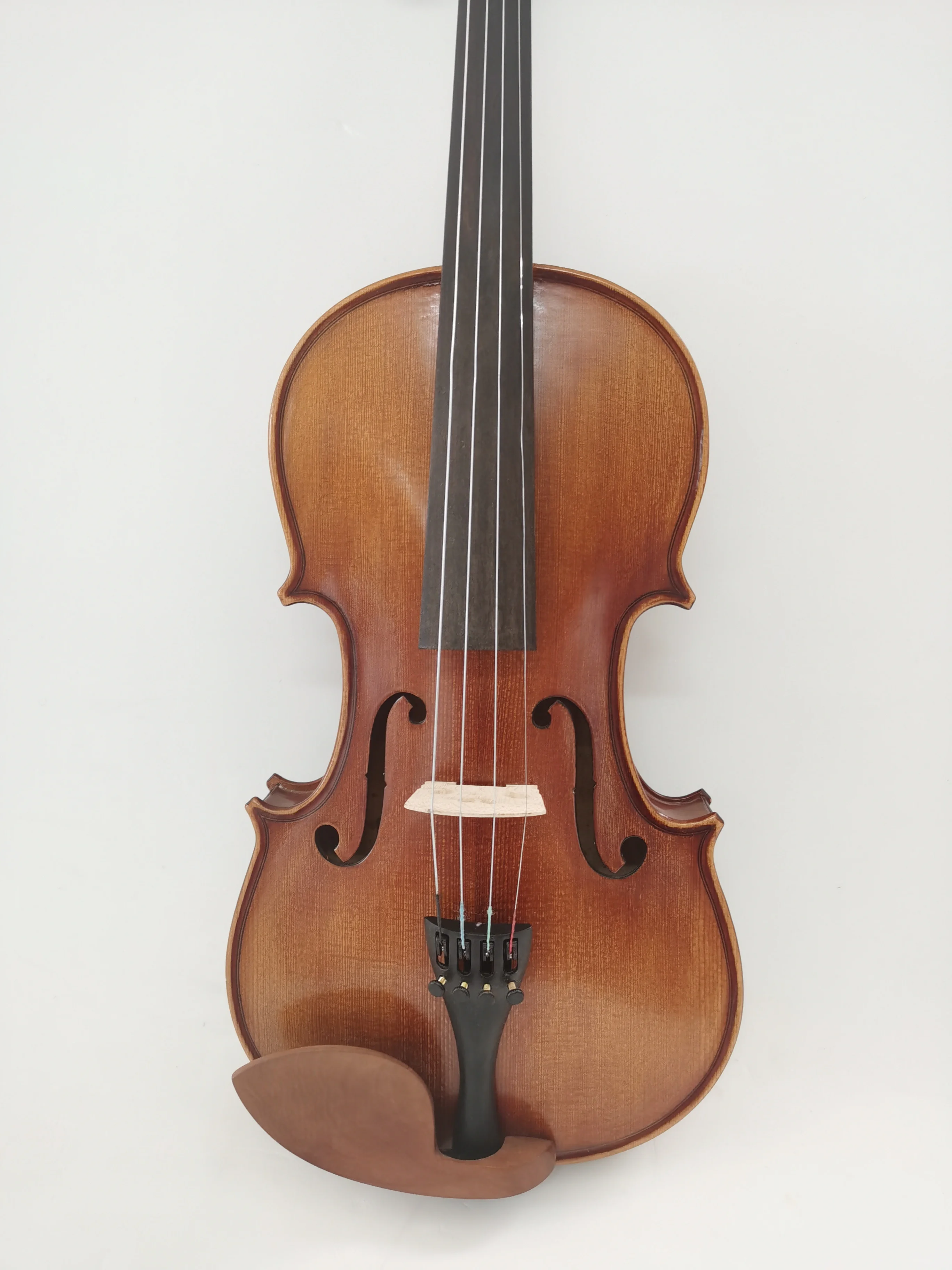 China factory  student antique style yellow brown solid wood maple  violin 4/4 3/4 1/2 1/4 1/8 GV-003