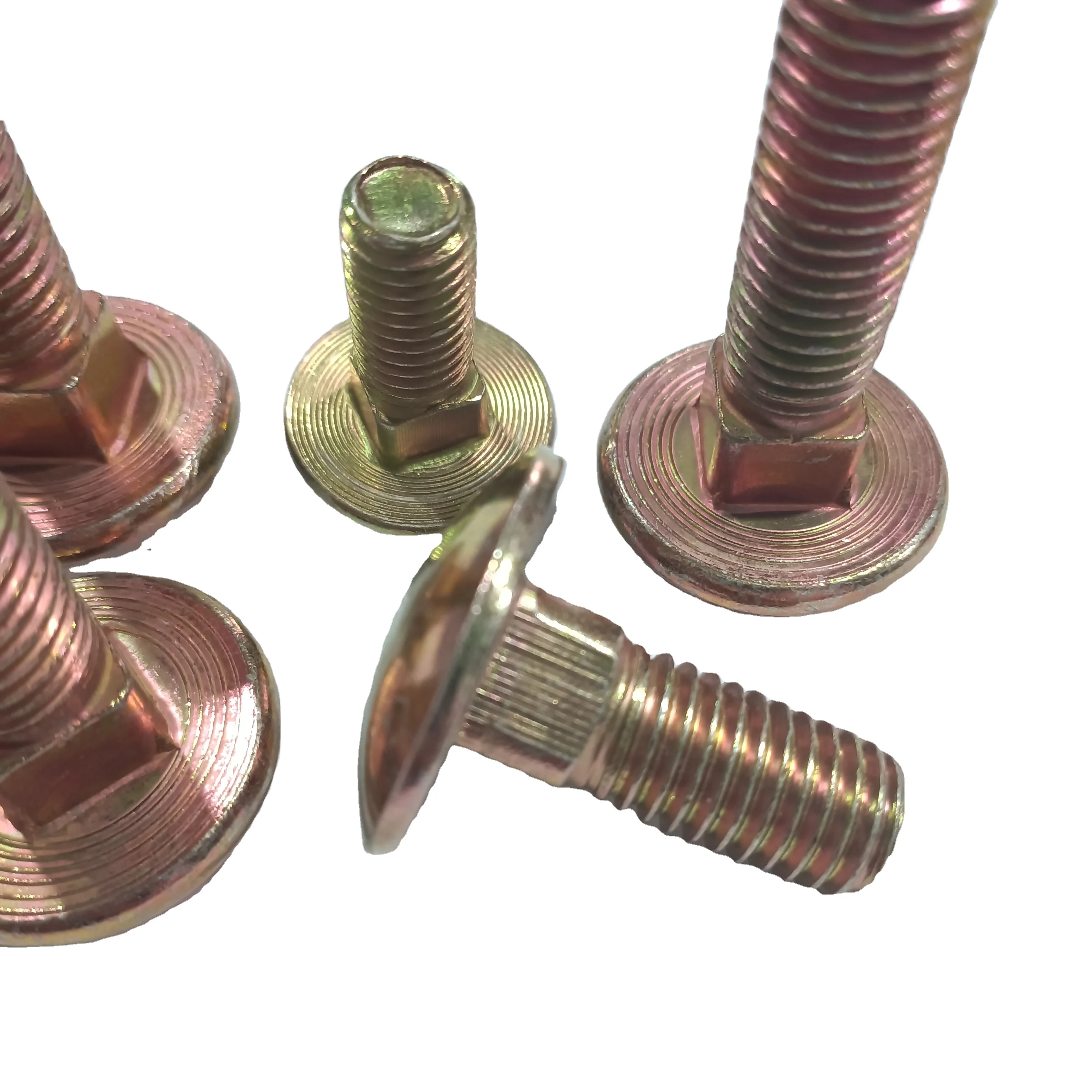 DIN 603   zinc plating colorful carriage bolt