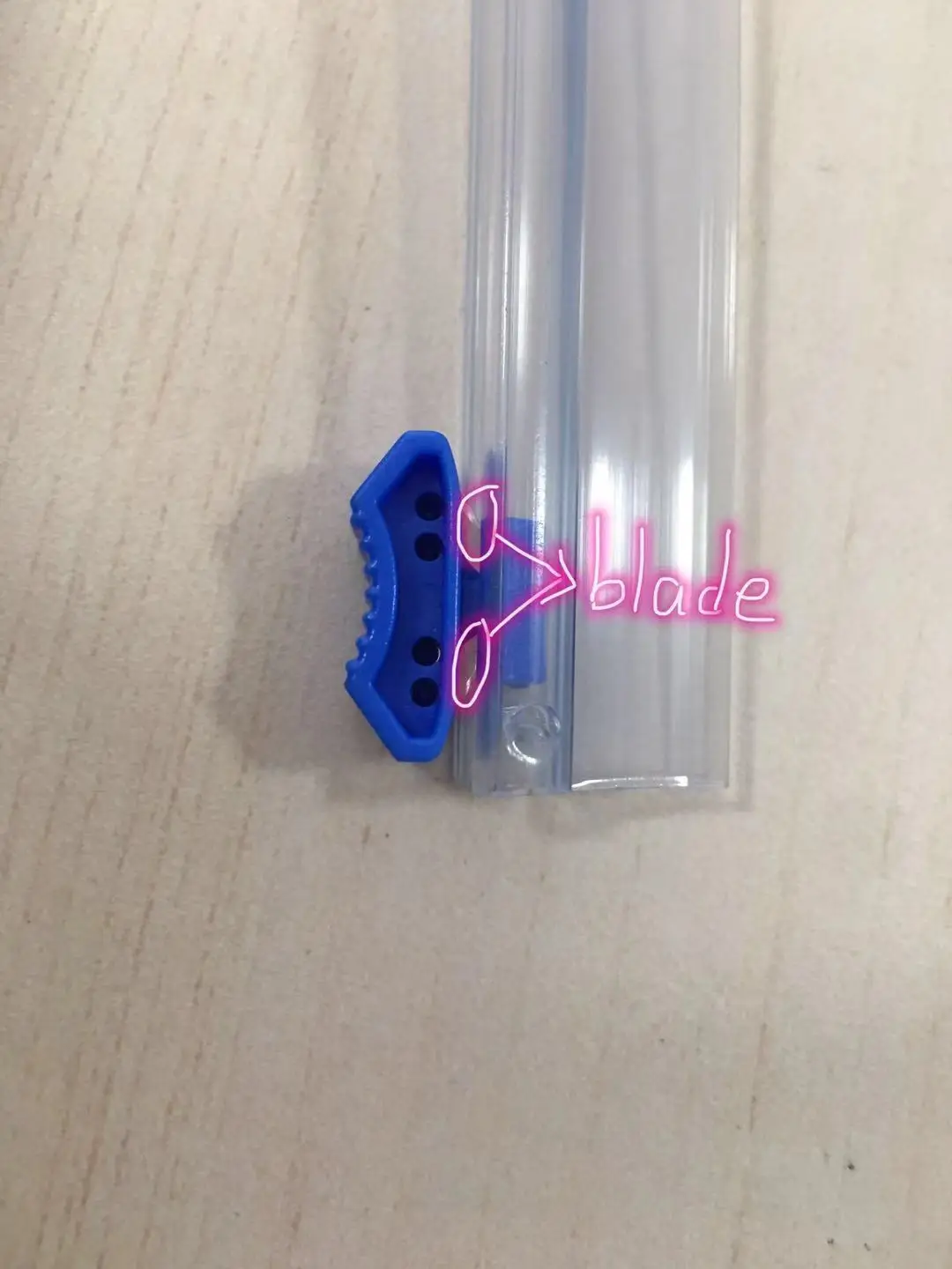 Food grade transparency 500m PVC wrap film  plastic film PVC film with inner box cutter