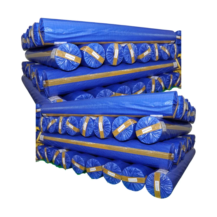 Tarpaulin PE Roll Top Sale Water Resistant Using For Many Purposes ISO Pallet Packing Made in Vietnam Manufacturer
