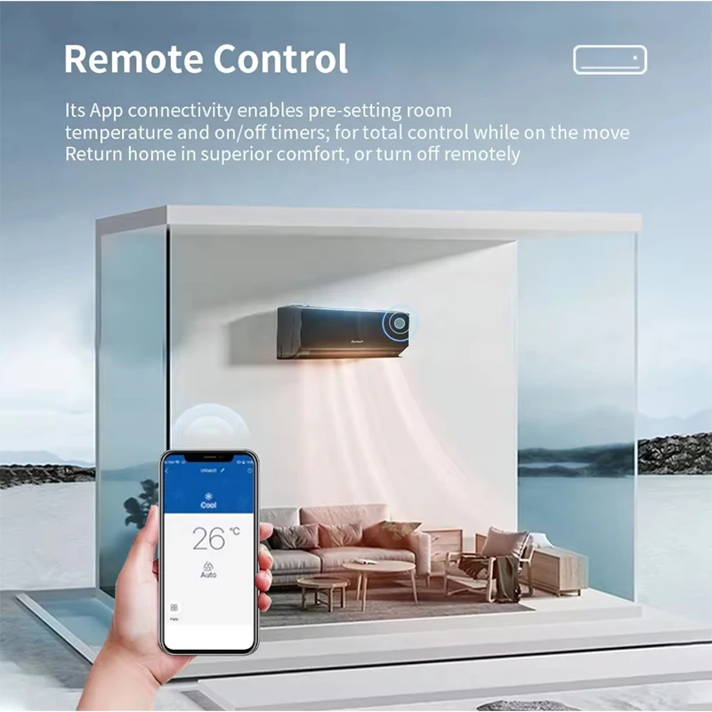 Ac 18000btu кондиционер охлаждения и нагрева инвертор переменного тока Кондиционер