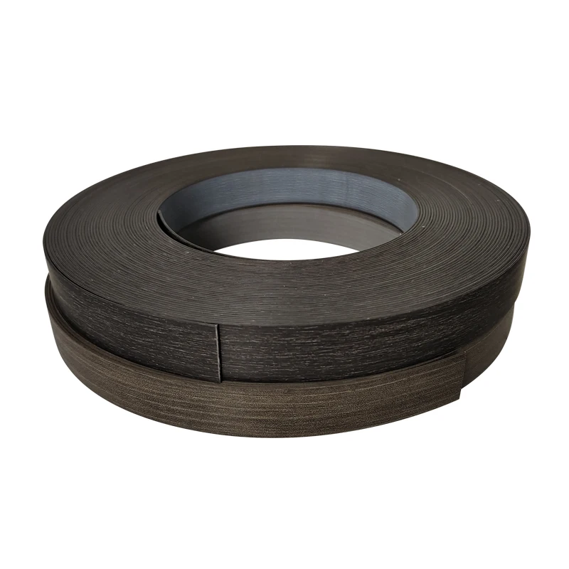 Top China Suppliers Wood Grain Furniture Edging Tape Plastic PVC Edge Banding