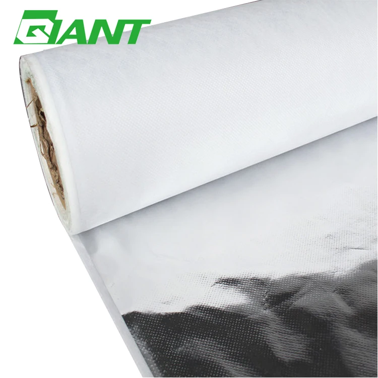 105gsm shiny PE film aluminum foil laminated nonwoven fabric with good hardness for cooler bag liner