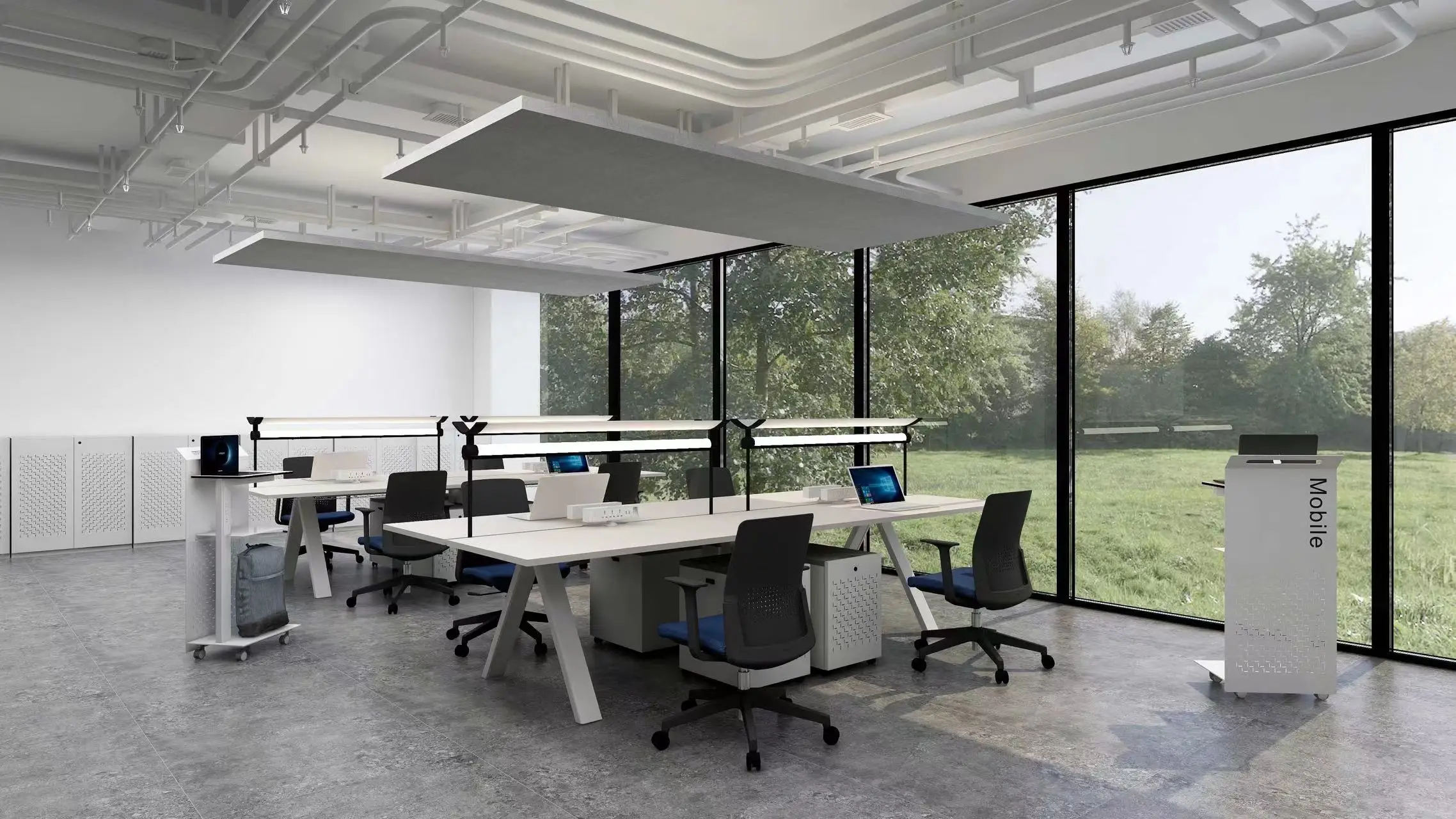 Modern Design Mobile Aluminium Classroom Lectern Stand Church Speaker Speech Podium For Meeting Room