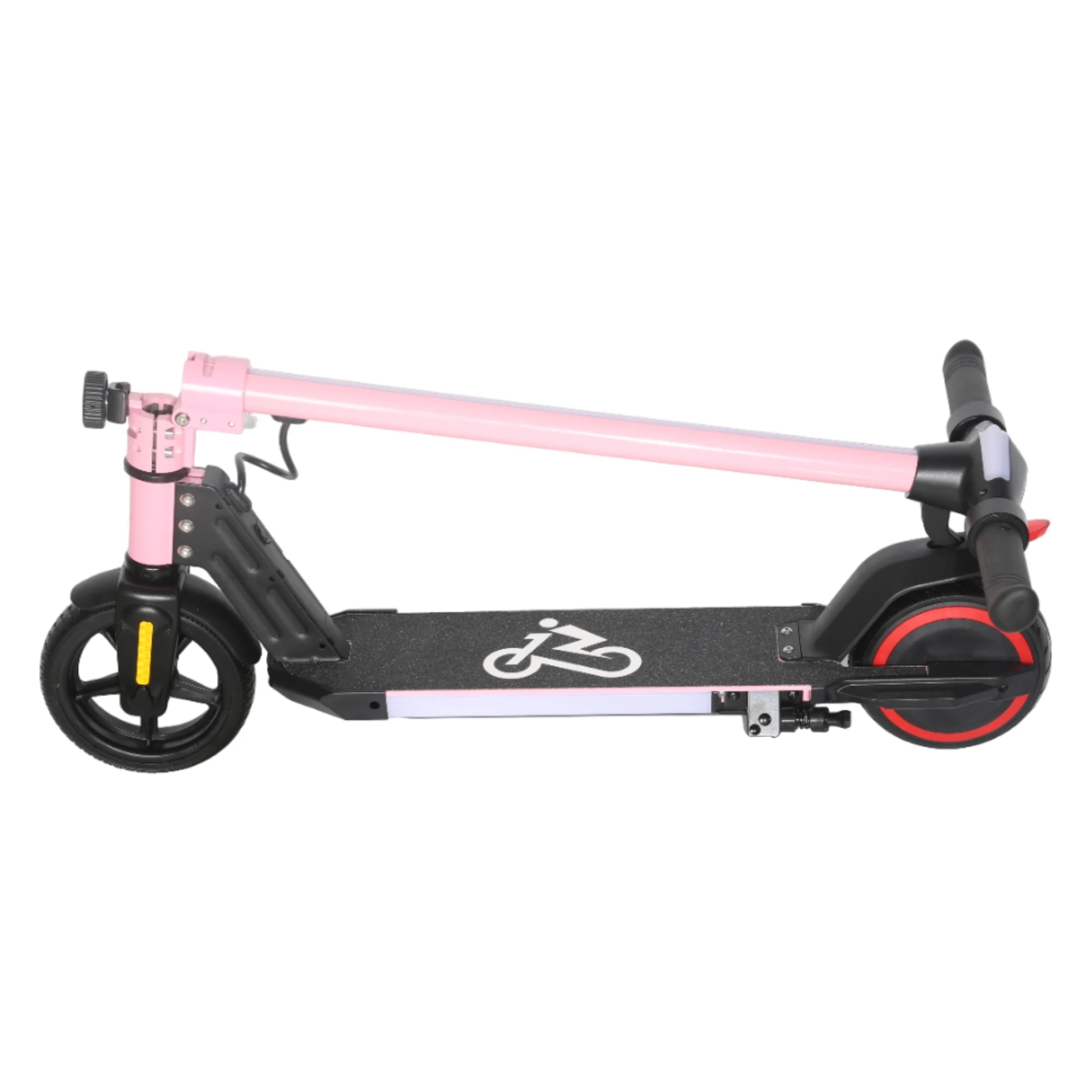 Emoko 6.5 Inch Kick Scooter for Kids MAX Speed 16 km Brake Throttle LED Lights Solid Tyre A43 Sensor Electric Scooter Boys Girls