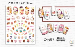 Factory OEM 3d For Nails Butterfly Nail Stickers with high quality