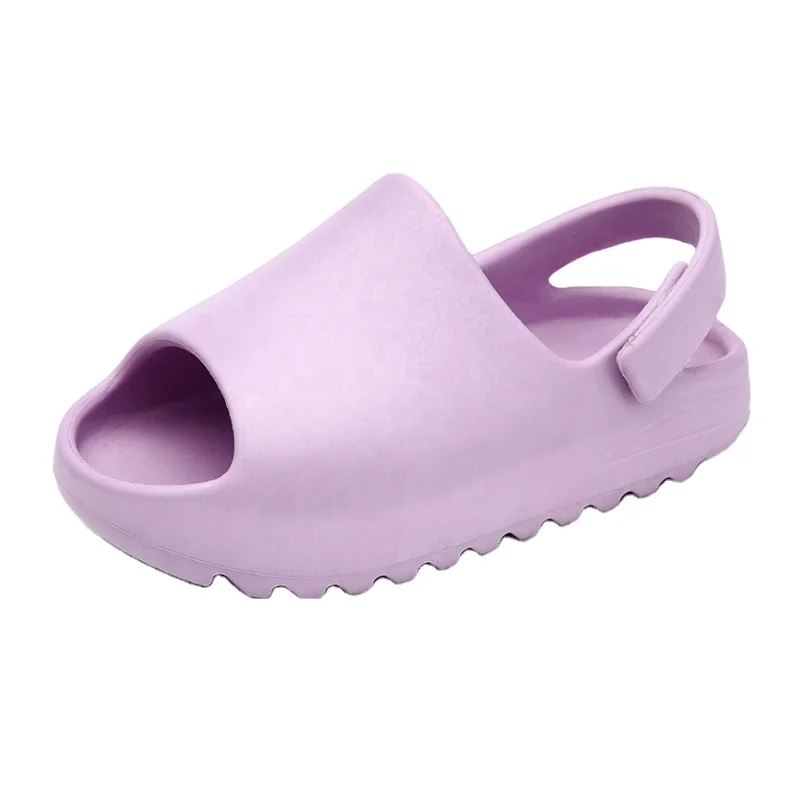 2021 Водонепроницаемая мягкая Толстая обувь из ЭВА для девочек летние уличные сланцы детские домашние тапочки для детей
