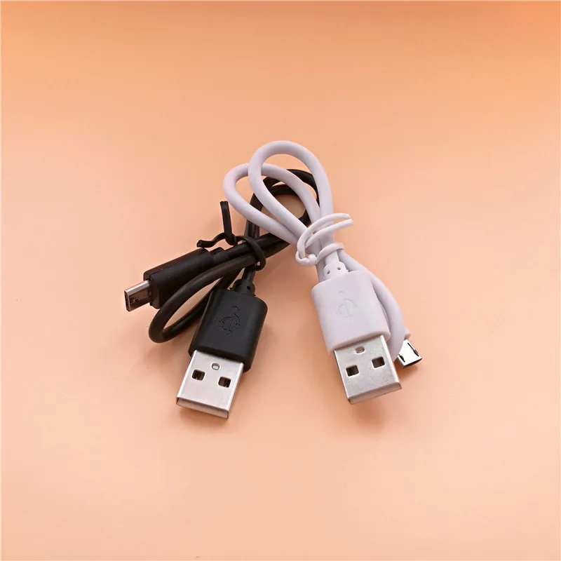 Power bank charging 1A USB data cable 30cm Android mobile phone data cable