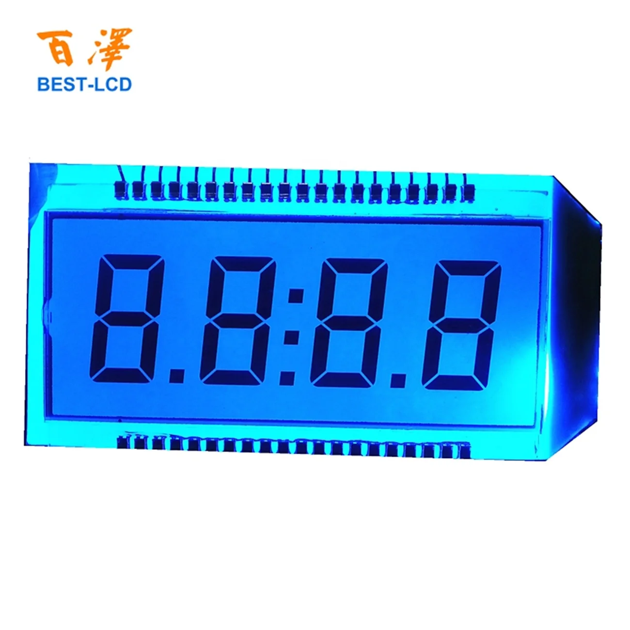 
Transparent LCD Display Segment Custom LCD Glass 