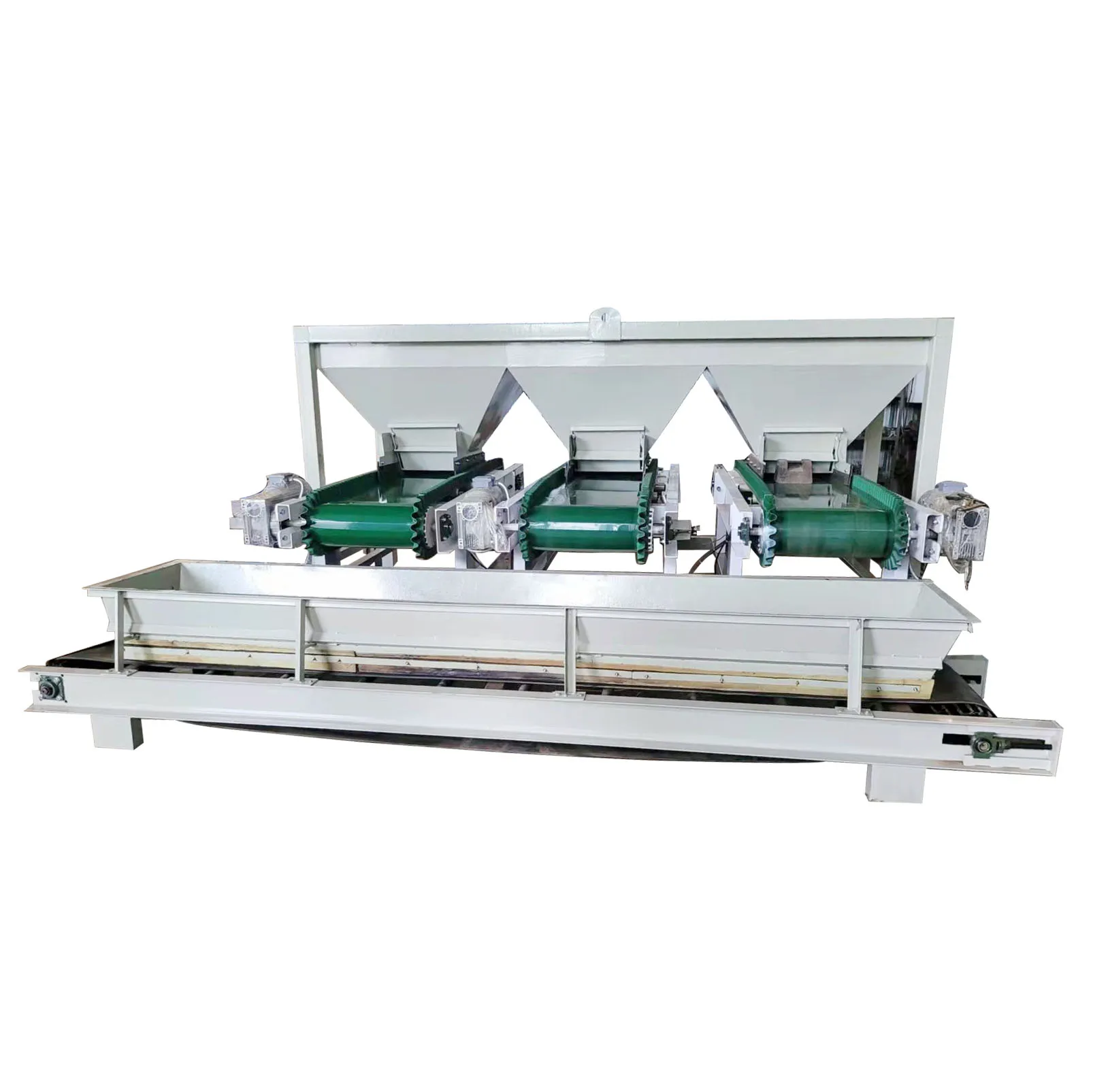 Multi Hopper Npk Fertilizer Belt type Batching Dosing Weighing System For Fertilizer Production Line