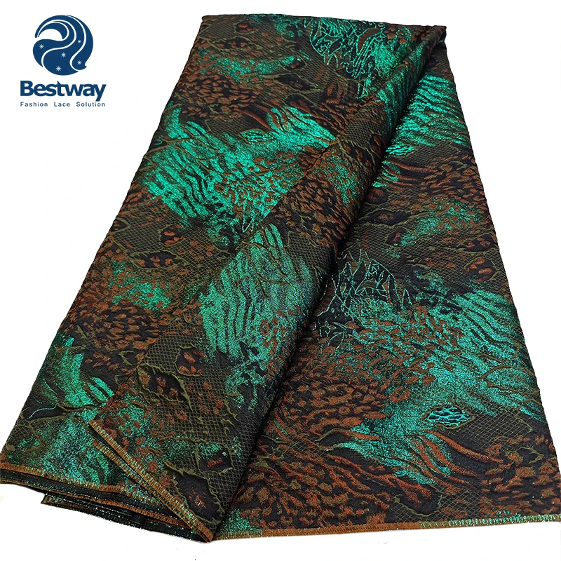 Bestway African Brocade Jacquard Fabric For Wedding Bridal Dress