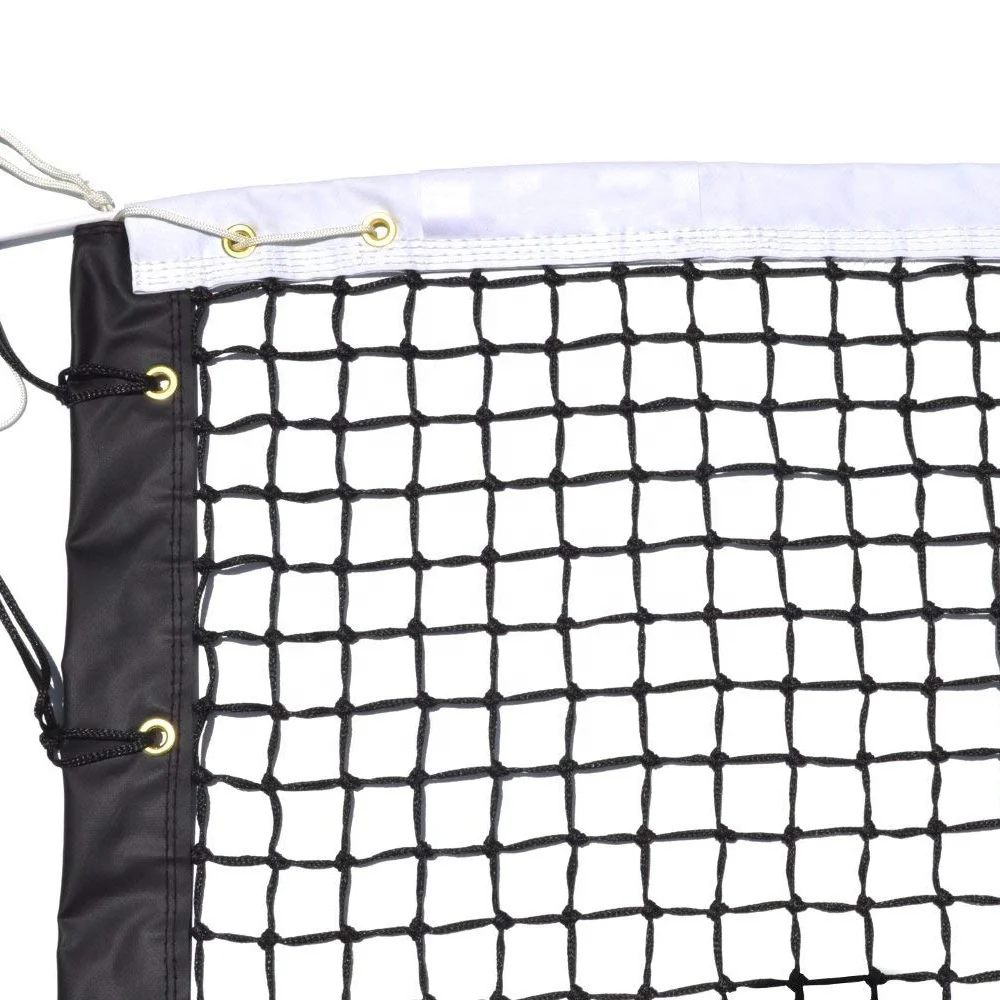 Official Size Single Layer Professional Lawn Vinyl Headband Tennis Court Net for AFP