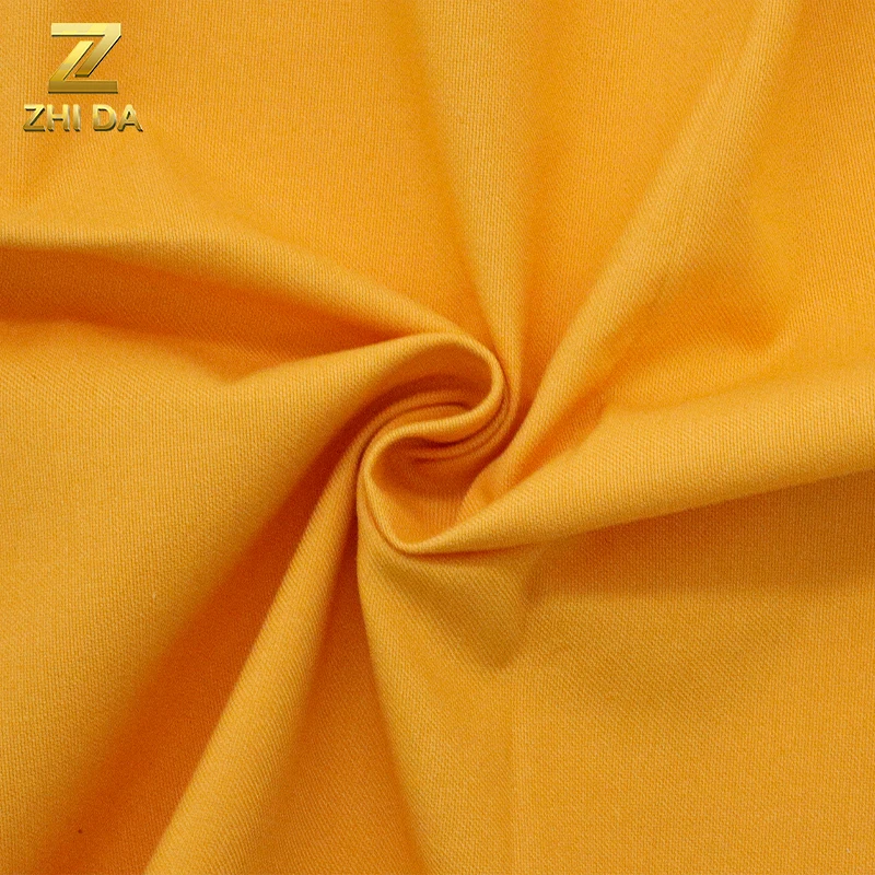 CVC plain active dyed fabric polyester cotton fabric for Bag tablecloth upholstery