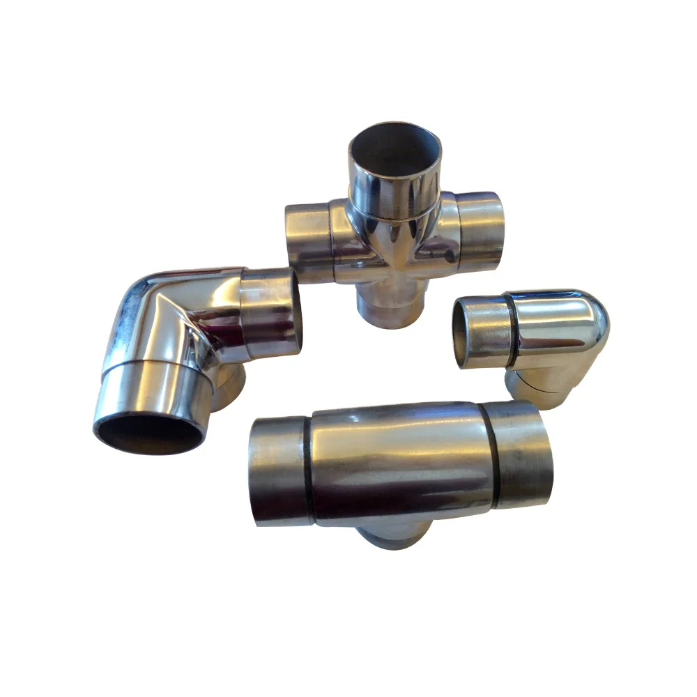 handrails for outdoor steps stainless steel flush joiner