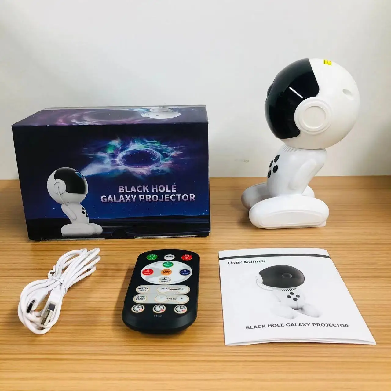 Kid Child Multi-color Robot LED Night Light Universe Galaxy Projector Light for Room Ceiling