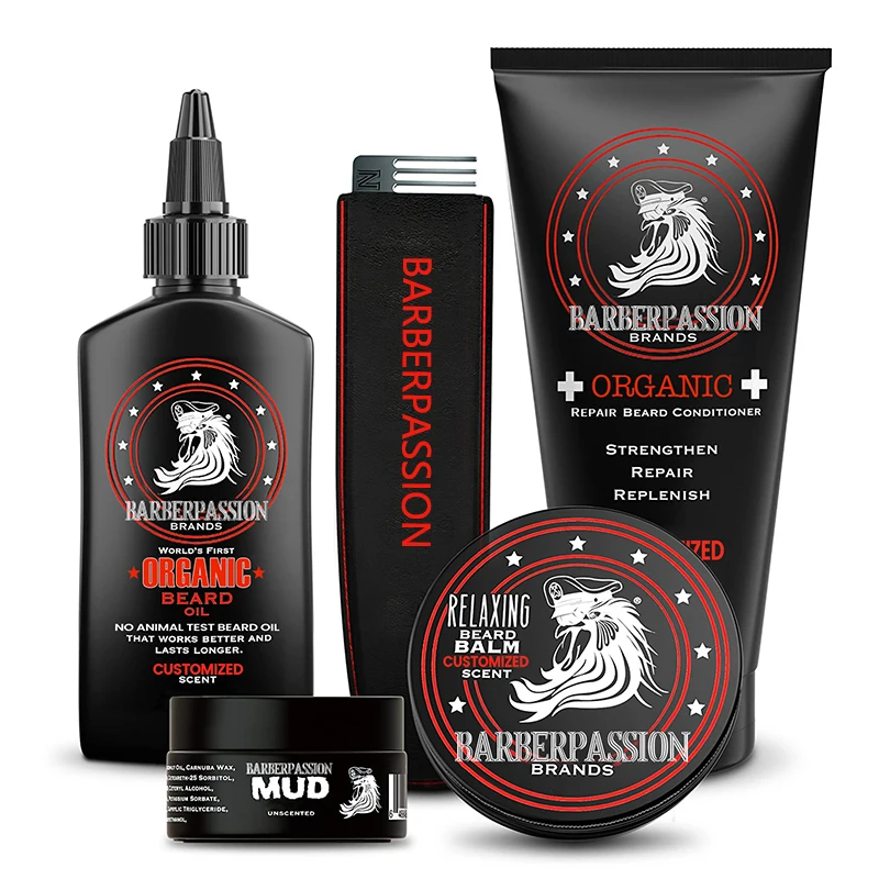 18 Years Experience Factory Vegan Organic Beard Oil And Conditioner Set Custom Private Label
